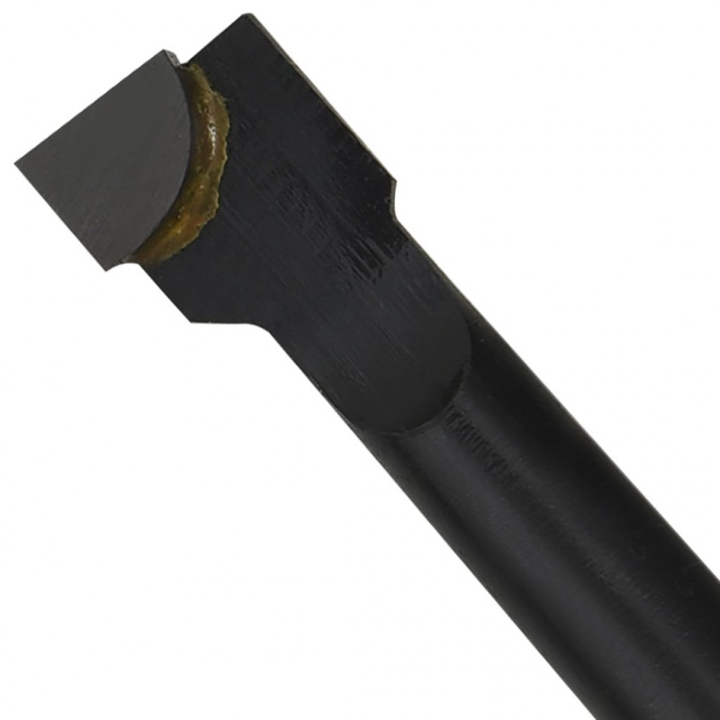 Zestaw 9 noży typu wytaczak, 12 mm, z drewnianą podstawą