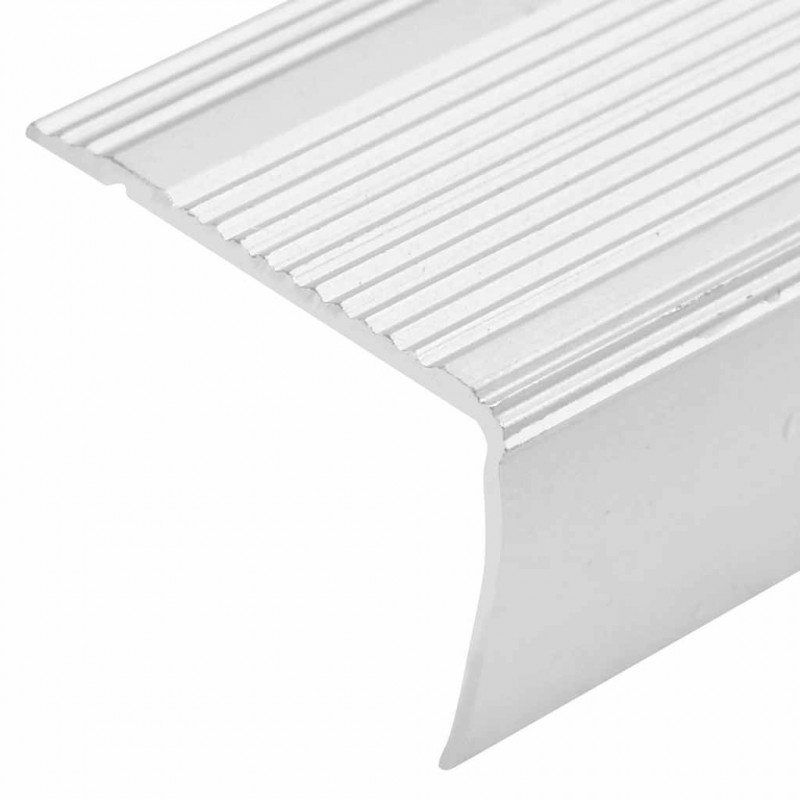 Listwy schodowe w kształcie litery L 15 szt. Aluminium 90 cm