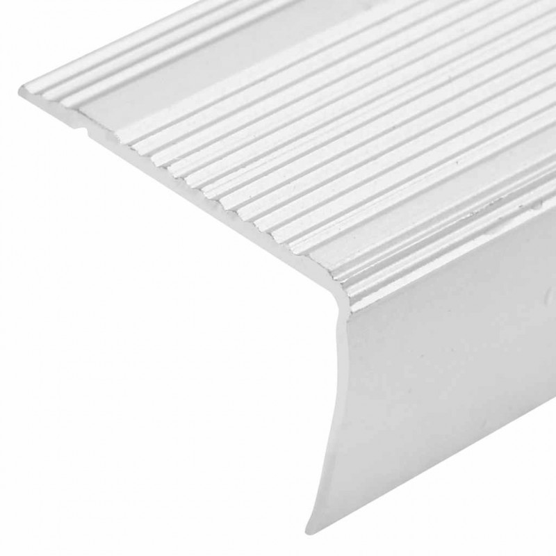 Listwy schodowe w kształcie litery L 15 szt. Aluminium 90 cm