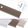 Listwy schodowe w kształcie litery L 5 szt. Aluminium 90 cm