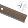 Listwy schodowe w kształcie litery L 5 szt. Aluminium 90 cm