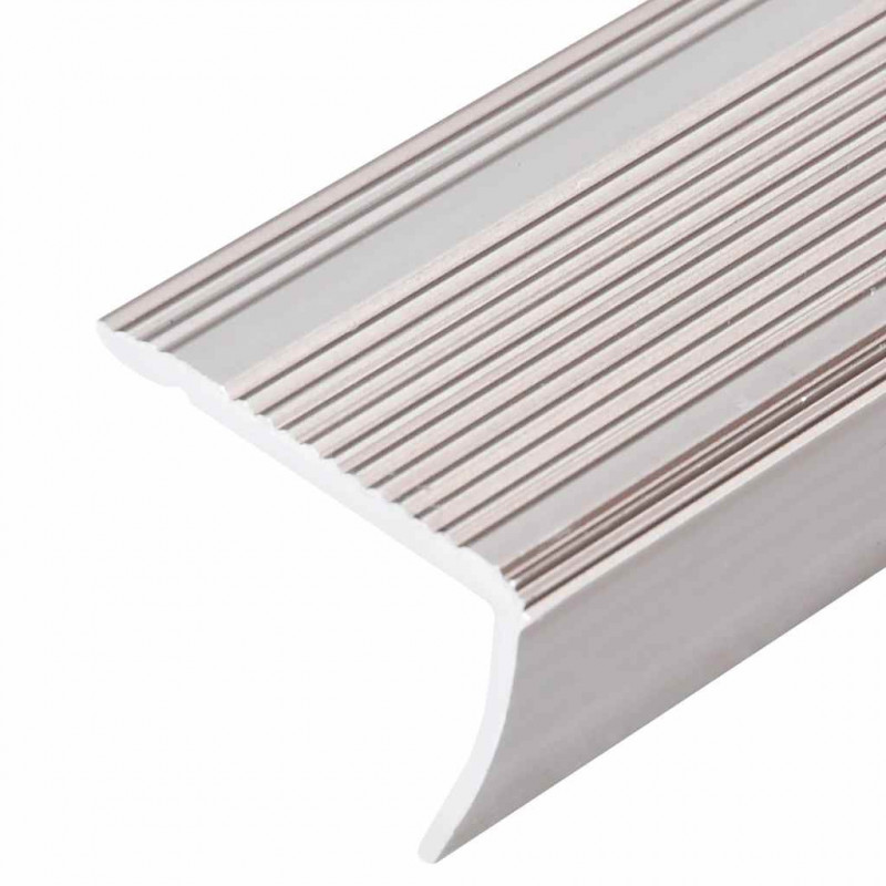 Listwy schodowe w kształcie litery L 5 szt. Aluminium 90 cm