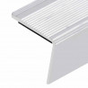 Listwy schodowe w kształcie litery L 5 szt. Aluminium 100 cm