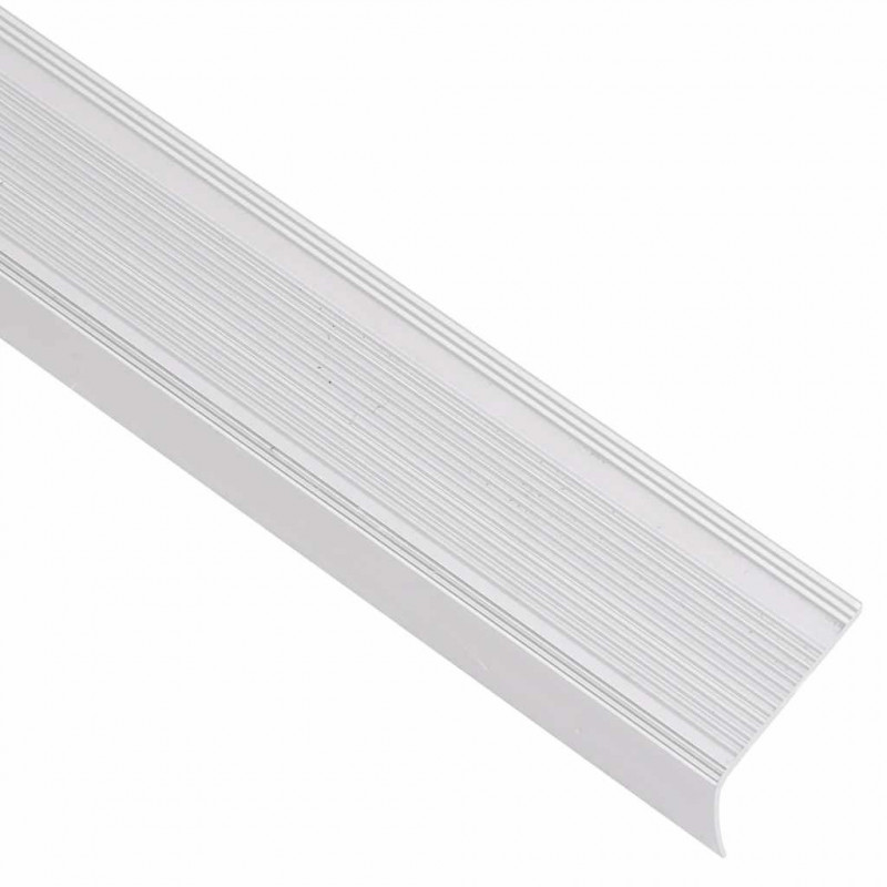 Listwy schodowe w kształcie litery L 15 szt. Aluminium 100 cm
