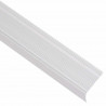Listwy schodowe w kształcie litery L 15 szt. Aluminium 100 cm