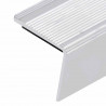 Listwy schodowe w kształcie litery L 15 szt. Aluminium 100 cm
