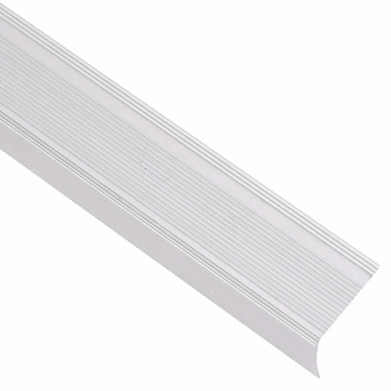 Listwy schodowe w kształcie litery L 5 szt. Aluminium 100 cm