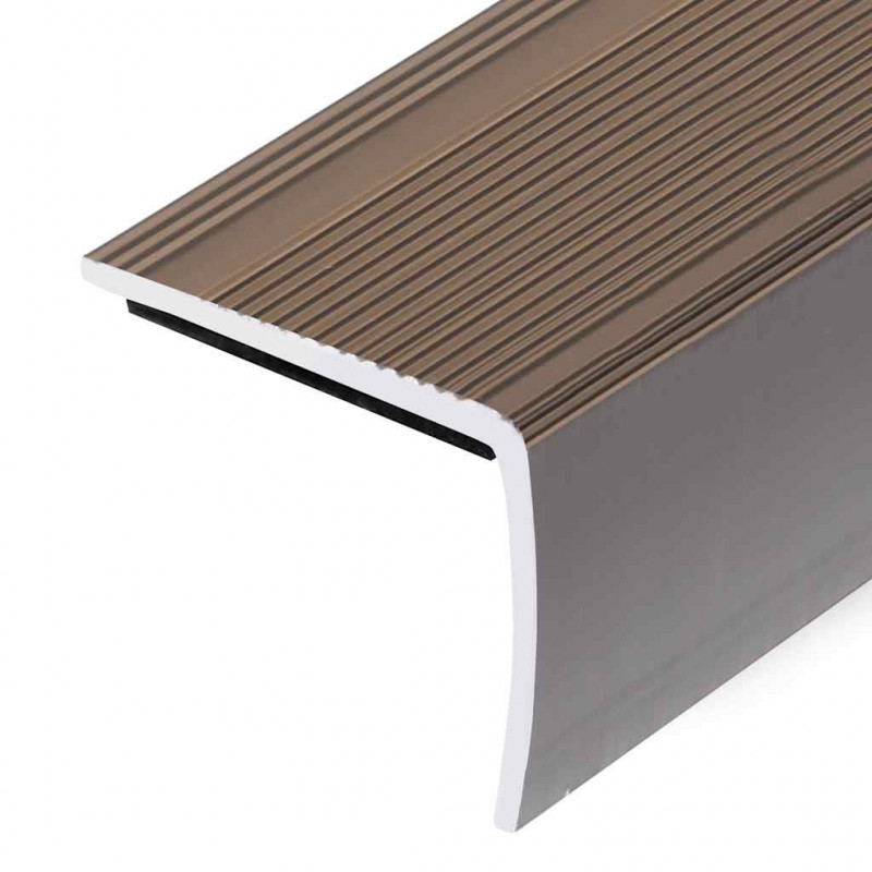 Listwy schodowe w kształcie litery L 15 szt. Aluminium 100 cm