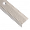 Listwy schodowe w kształcie litery L 15 szt. Aluminium 100 cm