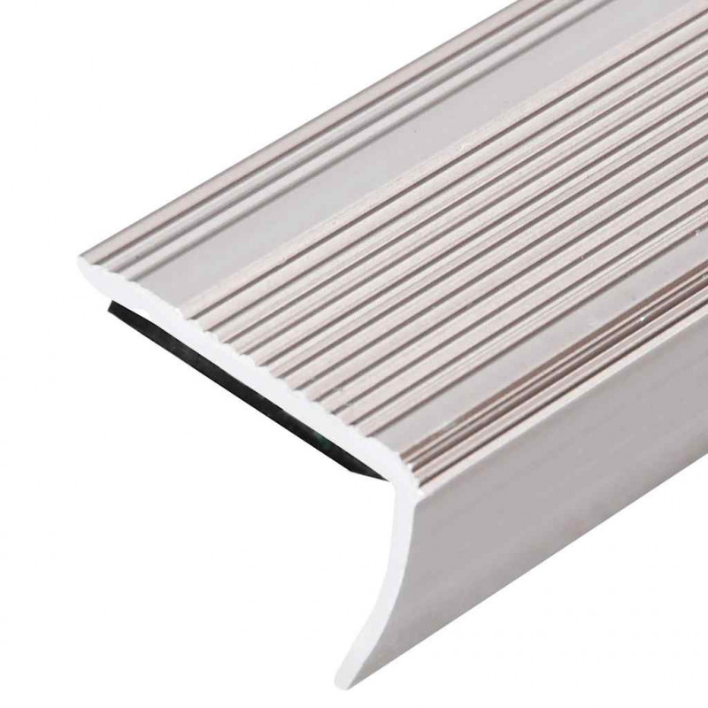 Listwy schodowe w kształcie litery L 15 szt. Aluminium 100 cm