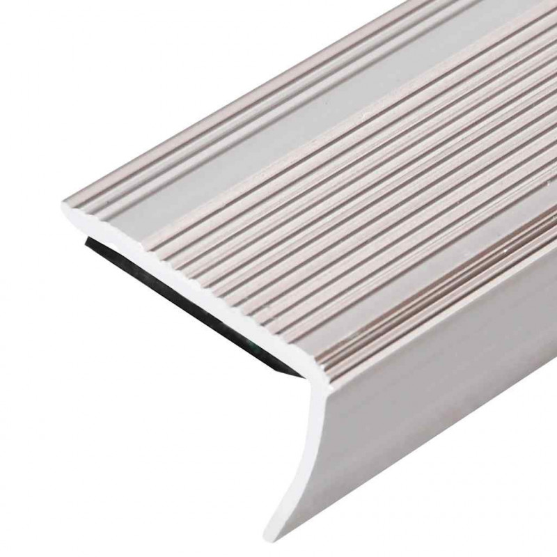 Listwy schodowe w kształcie litery L 15 szt. Aluminium 100 cm