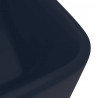 Luksusowa umywalka, matowy granat, 41x30x12 cm, ceramiczna