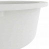 Zlew kuchenny Biały 78 x 47 x 20.5 cm Granit