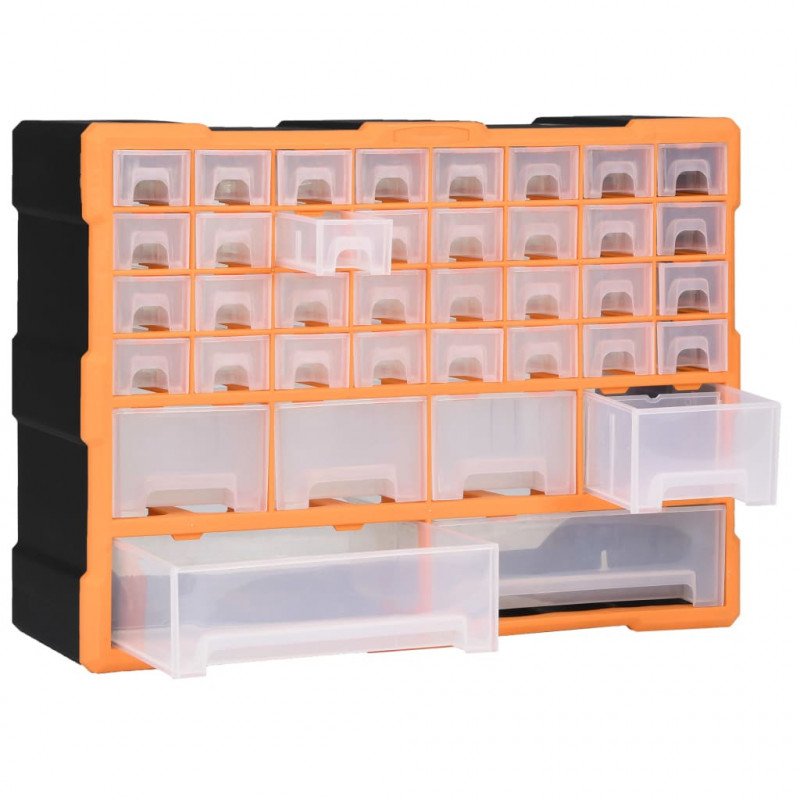 Organizer z 38 szufladkami, 52x16x37,5 cm