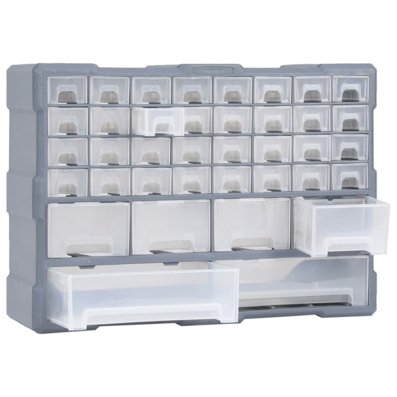 Organizer z 38 szufladkami, 52x16x37,5 cm