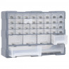 Organizer z 38 szufladkami, 52x16x37,5 cm
