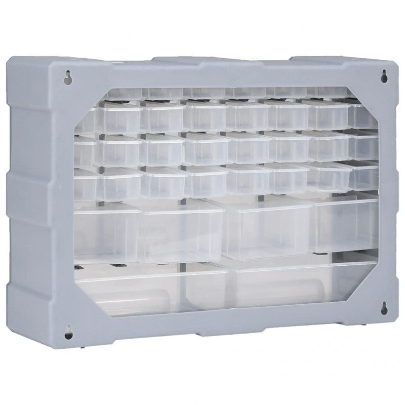 Organizer z 38 szufladkami, 52x16x37,5 cm