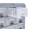 Organizer z 38 szufladkami, 52x16x37,5 cm