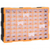 Organizer z 64 szufladkami, 52x16x37,5 cm