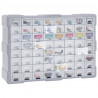 Organizer z 64 szufladkami, 52x16x37,5 cm