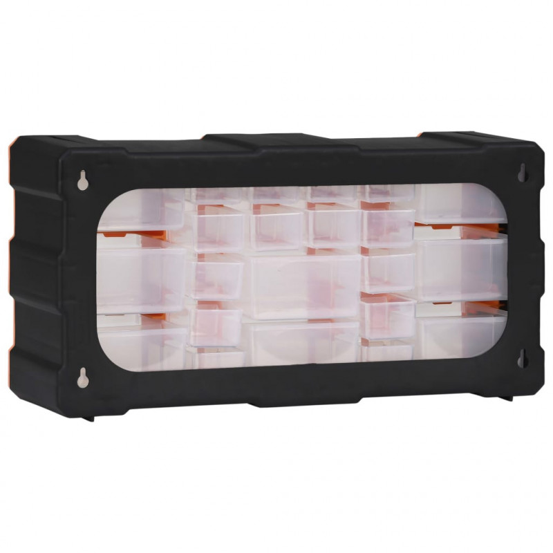 Organizer z 22 szufladkami, 49x16x25,5 cm