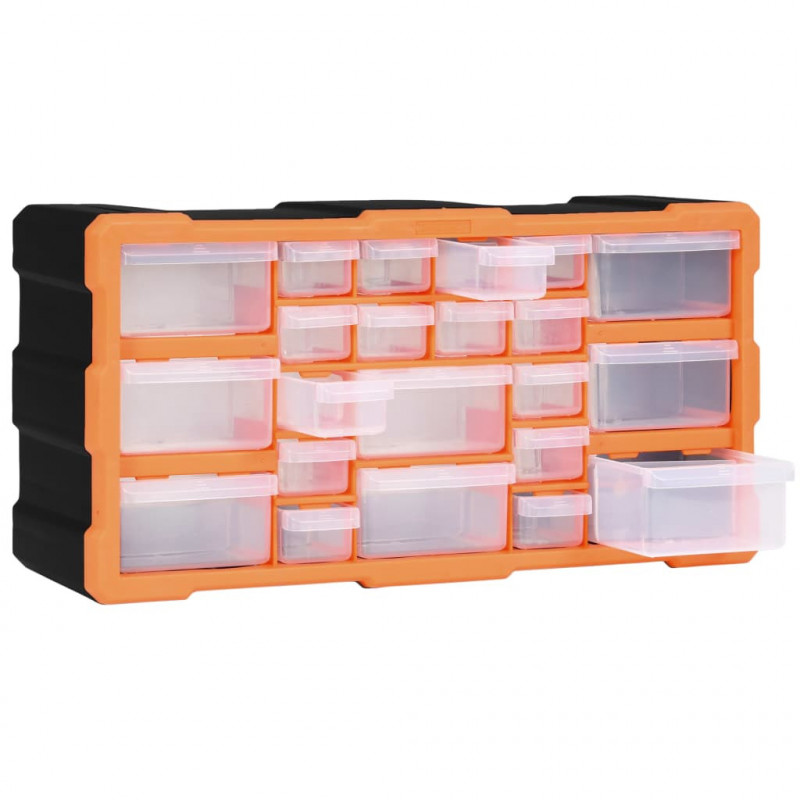 Organizer z 22 szufladkami, 49x16x25,5 cm