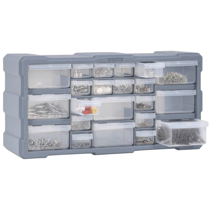 Organizer z 22 szufladkami, 49x16x25,5 cm