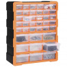 Organizer z 39 szufladkami, 38x16x47 cm