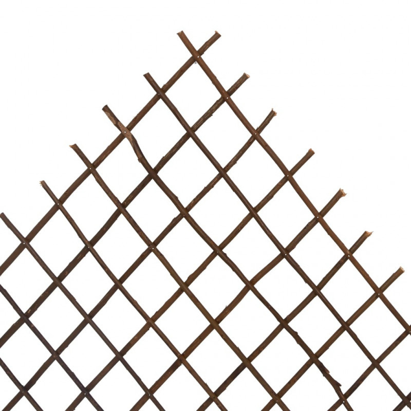 Kratki ogrodzeniowe z wierzby, 5 szt., 170x105 cm