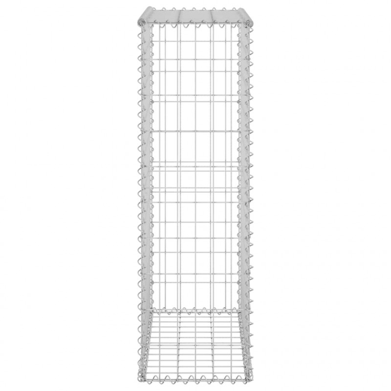 Ściana gabionowa z pokrywami, galwanizowana stal, 60x30x100 cm
