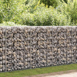 Mur gabionowy z pokrywami, stal galwanizowana, 150x60x100 cm
