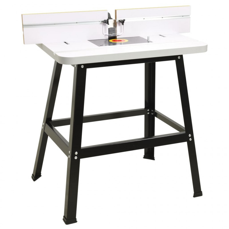 Stół do frezarki, stal i MDF, 81x61x88 cm