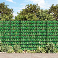 Osłony na ogrodzenie, 4 szt., PVC, 35x0,19 m, zielone