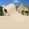 Osłona na ogrodzenie ogrodowe, PVC, 35x0,19 m, kremowa