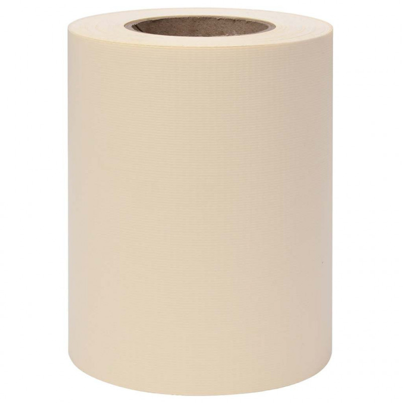 Osłona na ogrodzenie ogrodowe, PVC, 35x0,19 m, kremowa