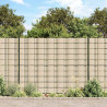 Osłona na ogrodzenie ogrodowe, PVC, 70x0,19 m, kremowa
