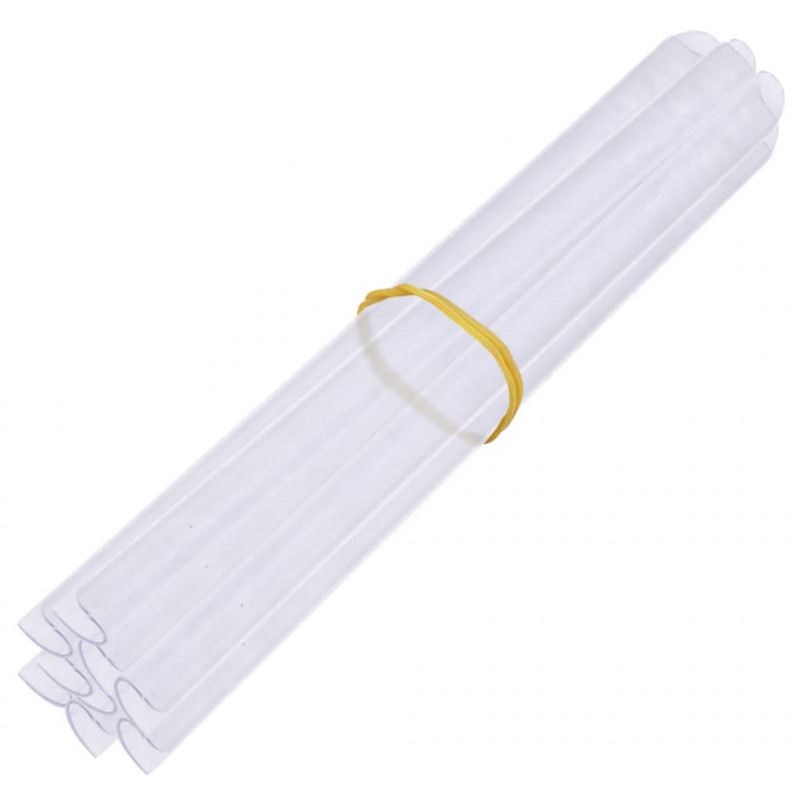 Osłony na ogrodzenie, 4 szt., PVC, 35x0,19 m, kremowe