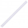 Osłony na ogrodzenie, 4 szt., PVC, 35x0,19 m, kremowe