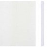 Osłona na ogrodzenie ogrodowe, PVC, 35x0,19 m, biała