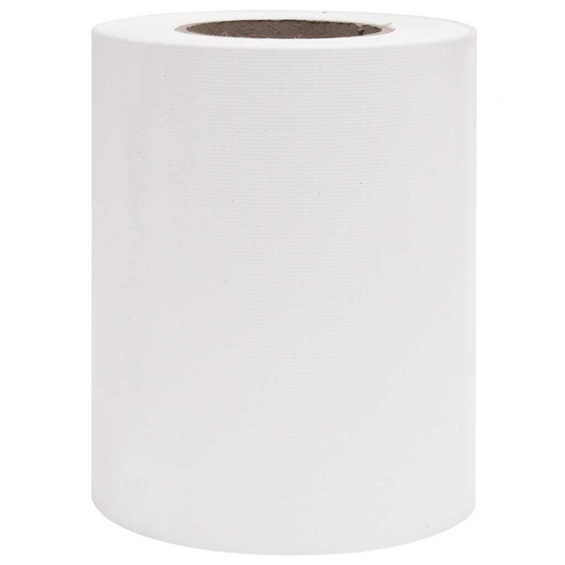 Osłona na ogrodzenie ogrodowe, PVC, 35x0,19 m, biała