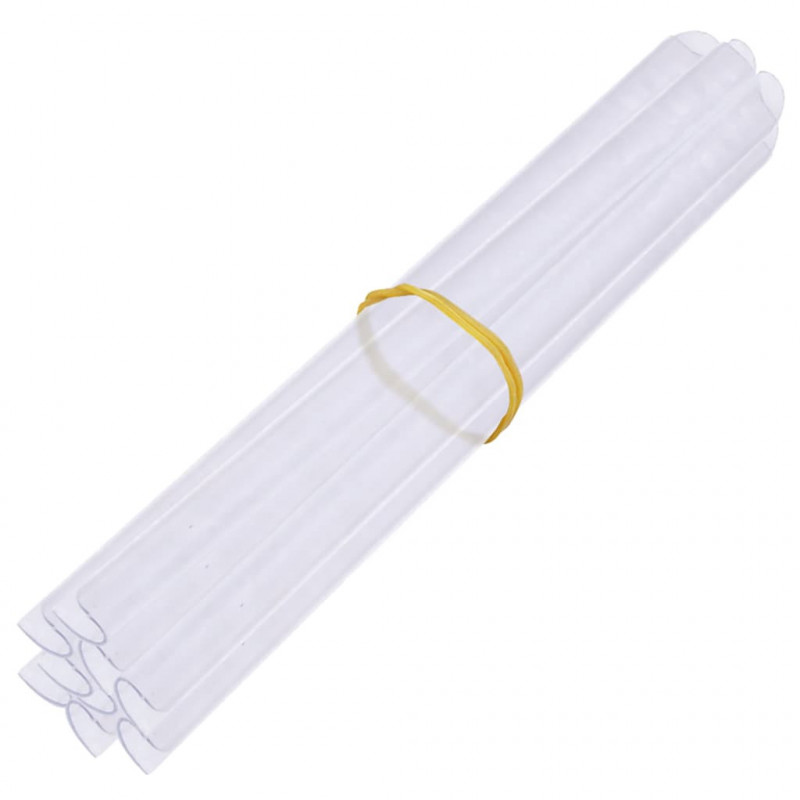 Osłona na ogrodzenie ogrodowe, PVC, 35x0,19 m, biała