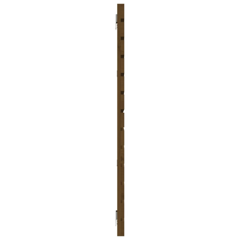 Wezgłowie łóżka, miodowy brąz, 206x3x91,5 cm, drewno sosnowe