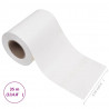 Osłona na ogrodzenie ogrodowe, PVC, 35x0,19 m, biała