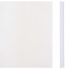 Osłona na ogrodzenie ogrodowe, PVC, 70x0,19 m, biała