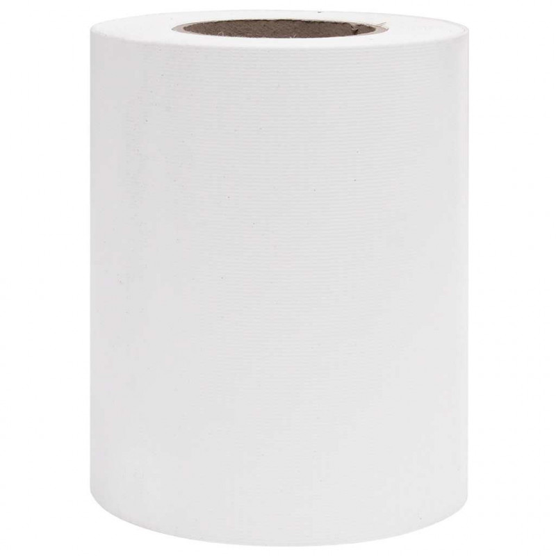 Osłona na ogrodzenie ogrodowe, PVC, 70x0,19 m, biała