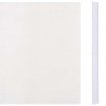 Osłony na ogrodzenie, 4 szt., PVC, 35x0,19 m, białe