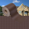 Osłona na ogrodzenie ogrodowe, PVC, 35x0,19 m, brązowa