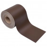 Osłony na ogrodzenie, 4 szt., PVC, 35x0,19 m, brązowe