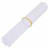 Osłony na ogrodzenie, 4 szt., PVC, 35x0,19 m, brązowe