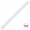 Osłony na ogrodzenie, 4 szt., PVC, 35x0,19 m, brązowe